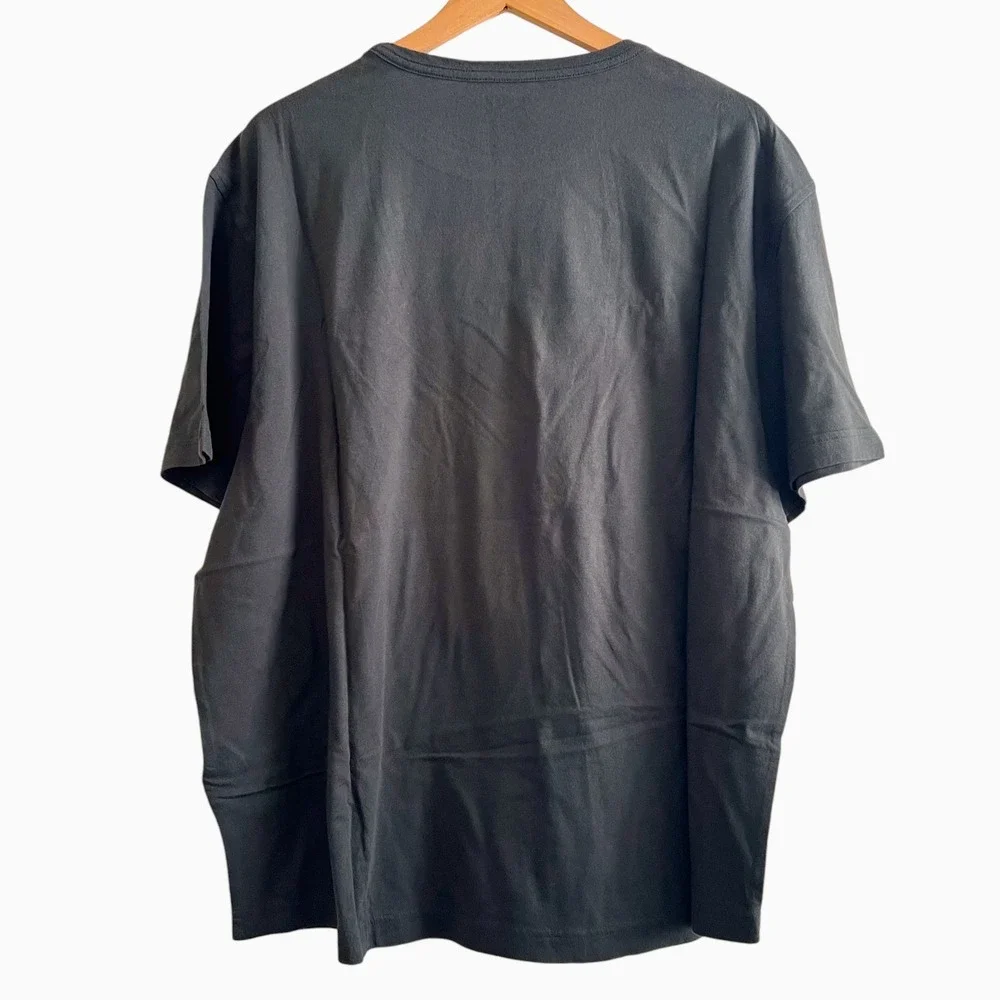 Banana Republic Men's Soft Wash Organic Cotton Crewneck Charcoal Black XXL NWT